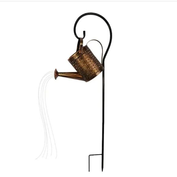 NEW Solar Watering Can Light Garden Decorations Waterproof Shower of Sparkles - Picture 2 of 3